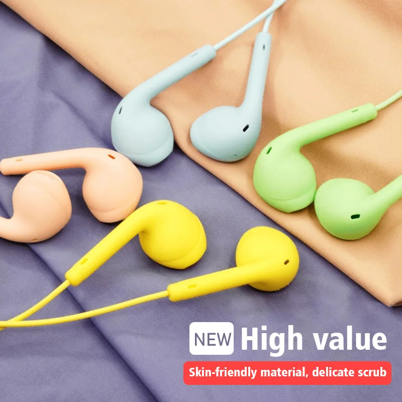 Audiophile Headphone Wired - 1/2/3/4 ชิ้น ยูนิเวอร์แซล 3.5 มม. หูฟังสเตอริโอแบบใส่ในหูกีฬาเพลงเอียร์บัดแฮนด์ฟรีชุดหูฟังแบบมีสายหูฟังพร้อมไมโครโฟน