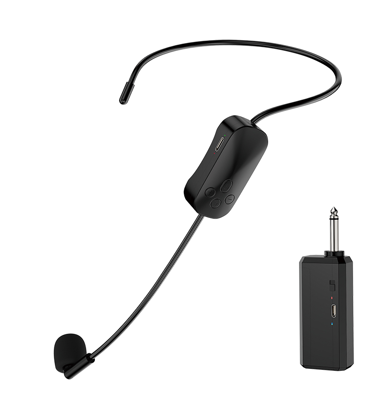 Noise Cancelling Headphone - ไมโครโฟนไร้สาย FUHAM M5 Pro พร้อมเครื่องขยายเสียงตัดเสียงรบกวน ลำโพงสำหรับครู
