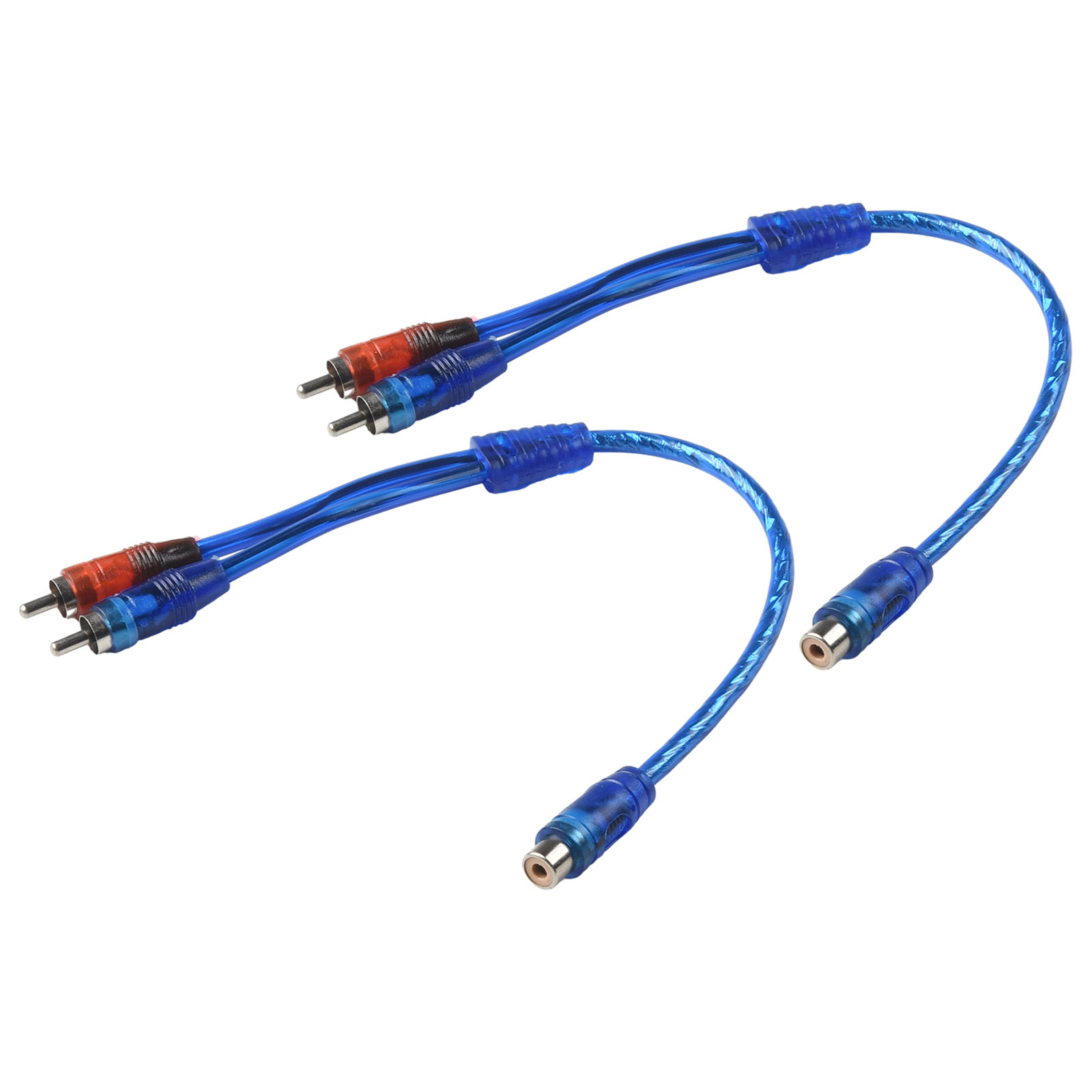 2 ชิ้นชุดสายสัญญาณเสียง RCA 