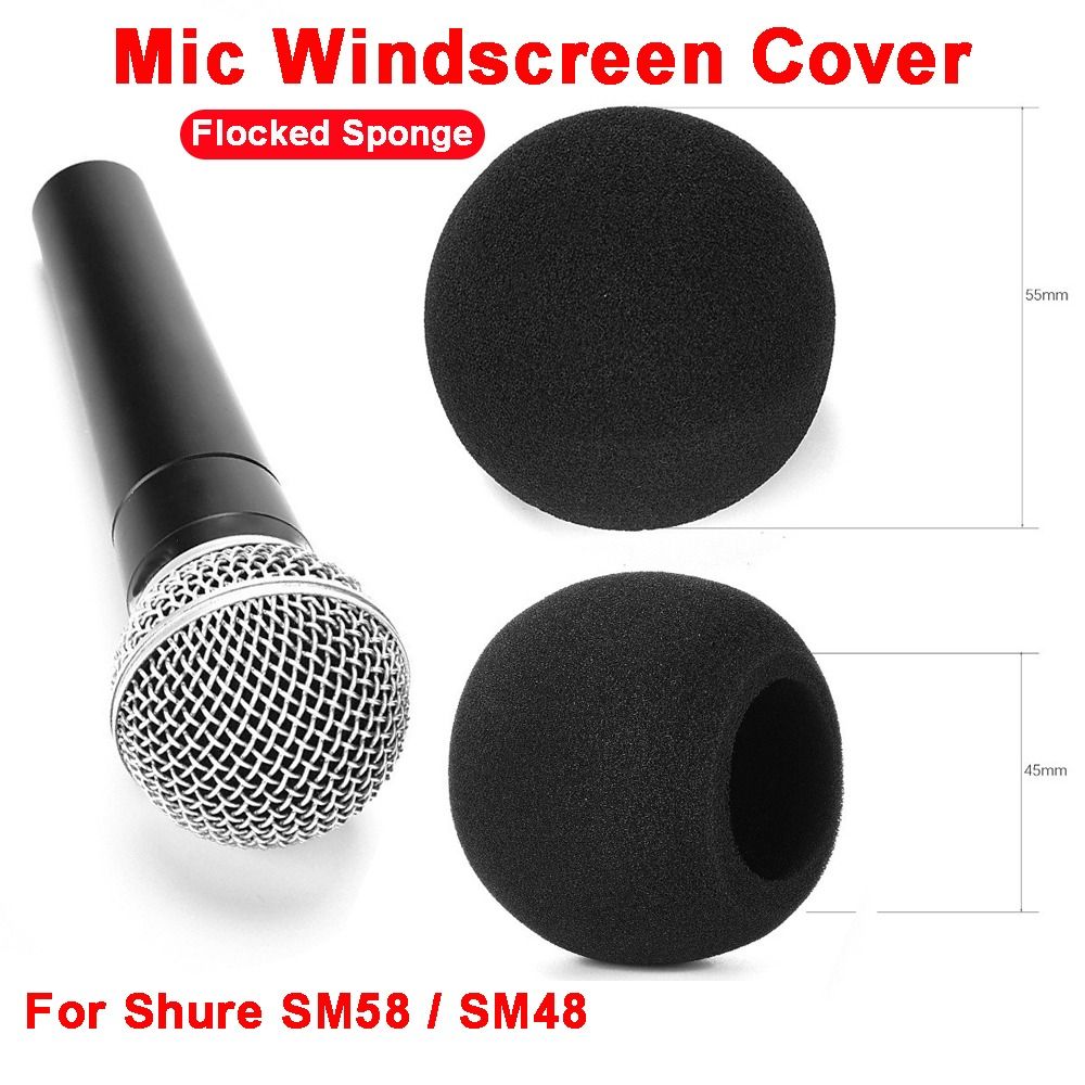 ฝาครอบไมโครโฟนแบบฟองน้ำกำมะหยี - Shure Mic Sm58 บทวิจารณ์และราคา