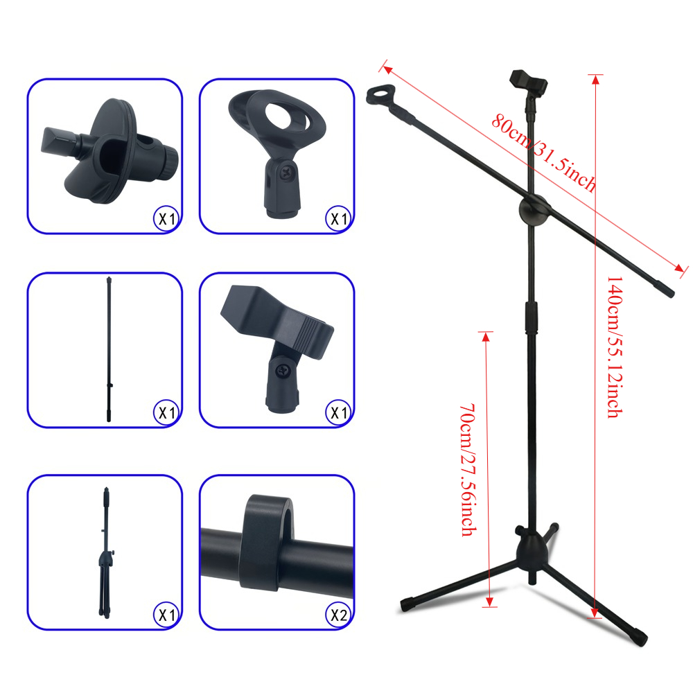 ขาตั้งไมโครโฟนแบบตั้งพื้นพร้อม - Shure Mic Sm58 บทวิจารณ์และราคา