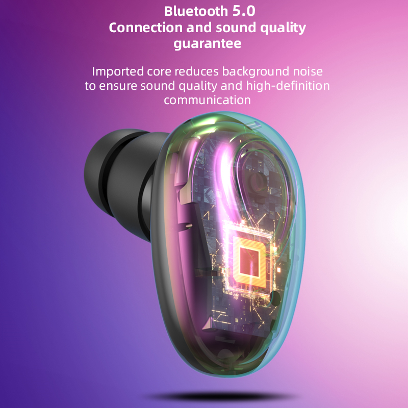 มินิที่มองไม่เห็นหูฟังไร้สายบล - Wireless Earbuds Tws บทวิจารณ์และราคา