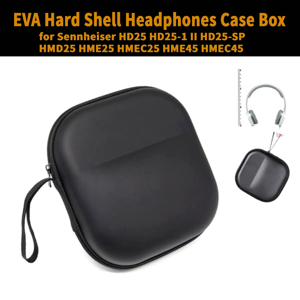 EVA ฮาร์ดเชลล์กล่องใส่หูฟังสำห - Sennheiser Headphone Hd 25 บทวิจารณ์และราคา