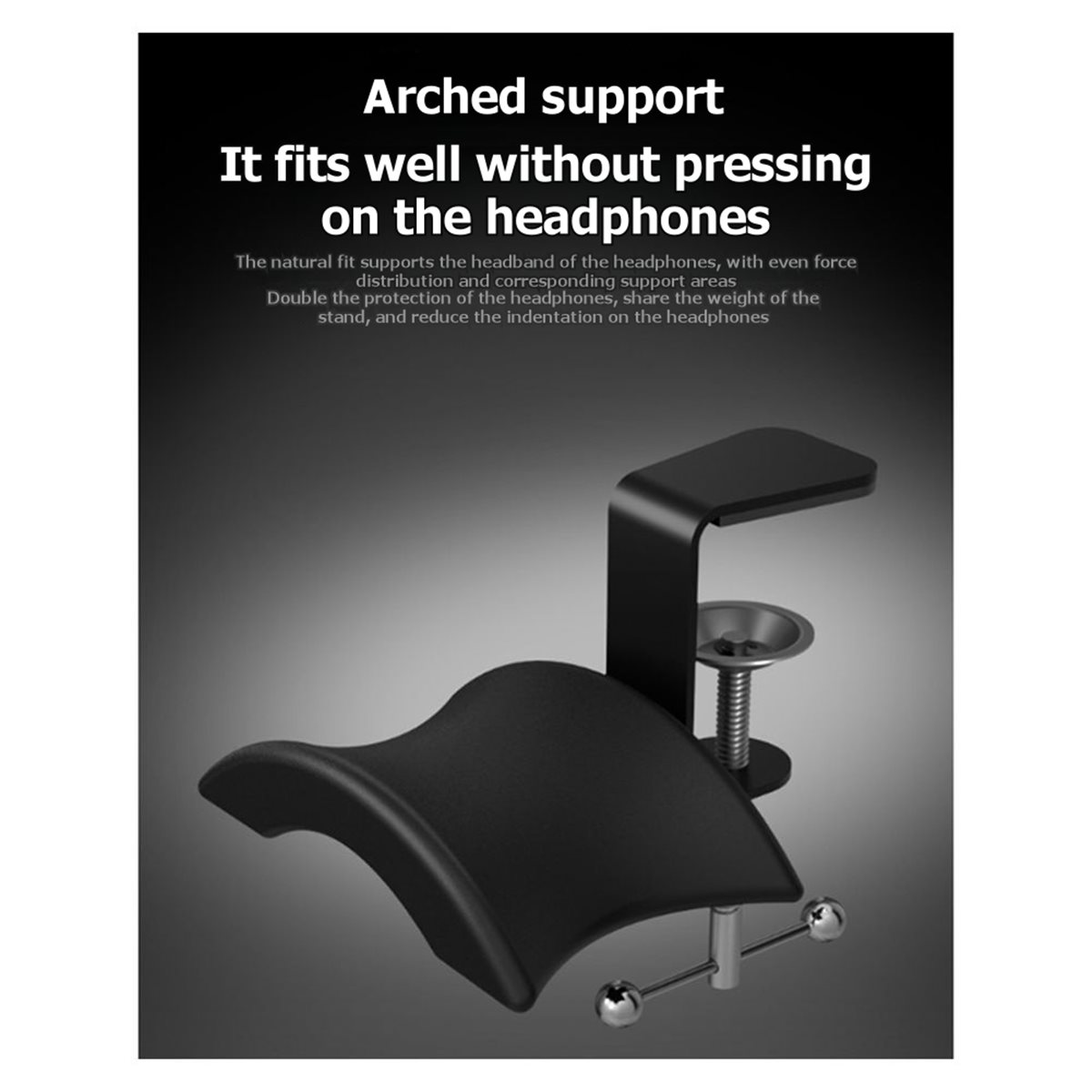 ที่ยึดหูฟังสำหรับเล่นเกม DT75B - Headphone Stand Desk บทวิจารณ์และราคา