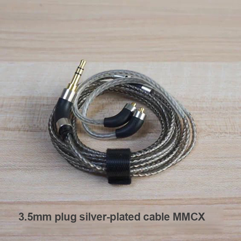 สายอัพเกรดหูฟังเคลือบเงิน MMCX - Audiophile Headphone Wired บทวิจารณ์และราคา